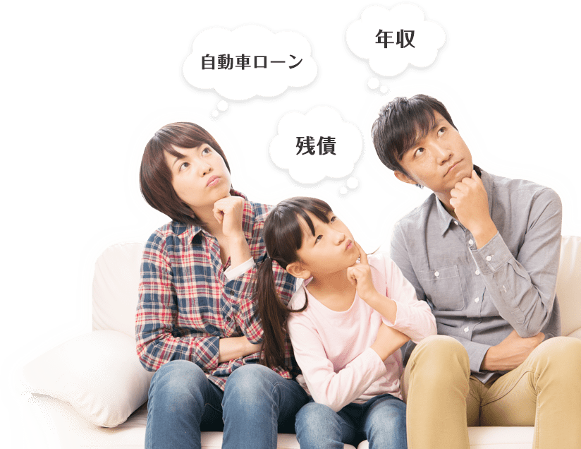 自動車ローン 残債 年収